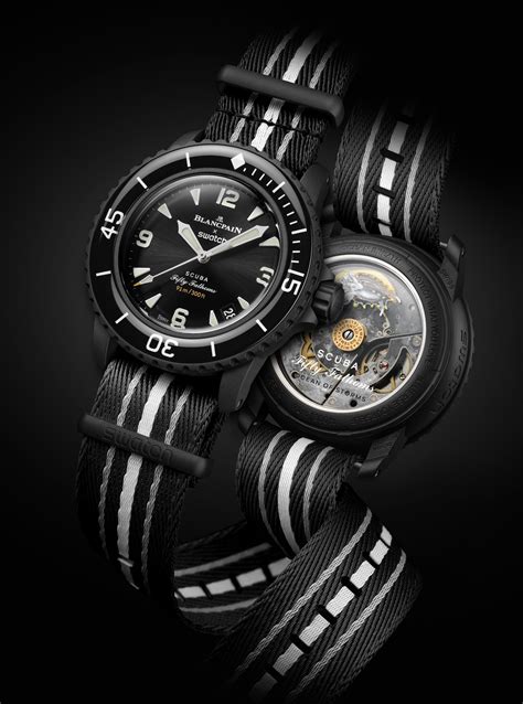 swiss blancpain replica watches|blancpain x swatch scuba fifty.